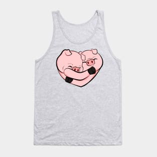 cute, funny and loving piggies Tank Top